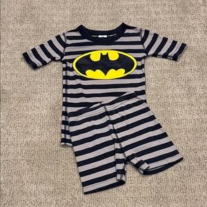 Hanna Andersson Striped Batman Pajama Set